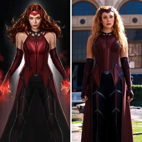 Visual perception and scarlett witch